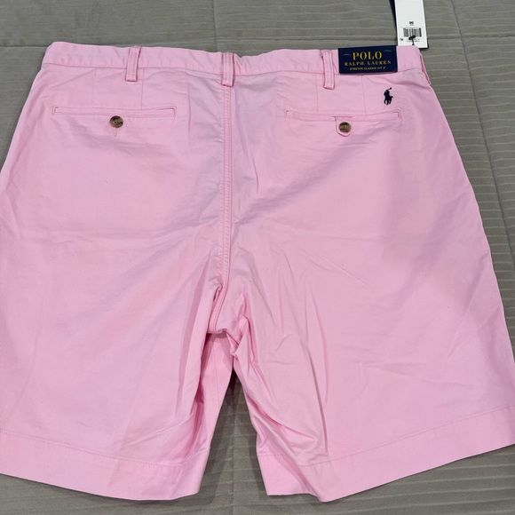 NWT Pink Polo Men Shorts. - Picture 2 of 2